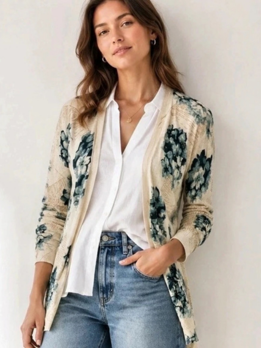 Anthropologie Guinevere "Dwarf Quince" Cardigan Sz Med